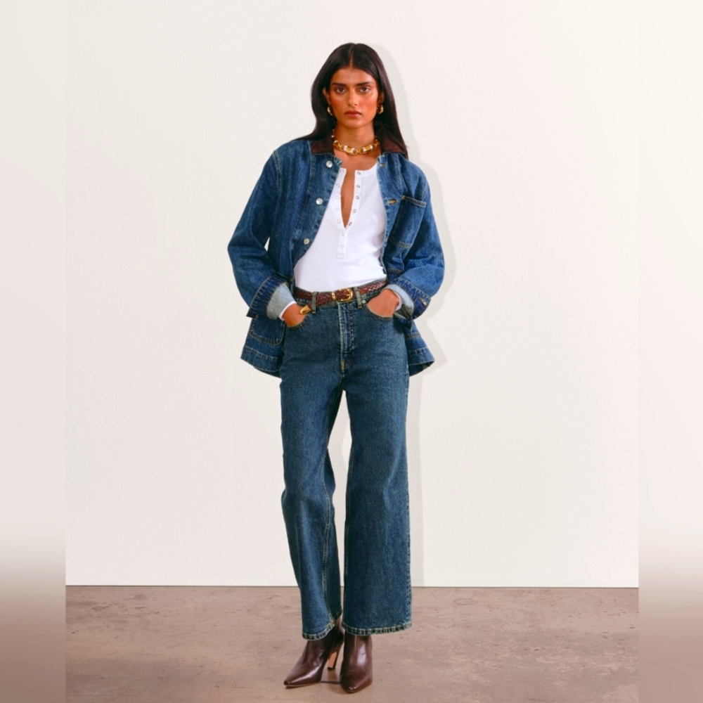 EVERLANE The Way High Sailor Jean In Deep Blue - 25